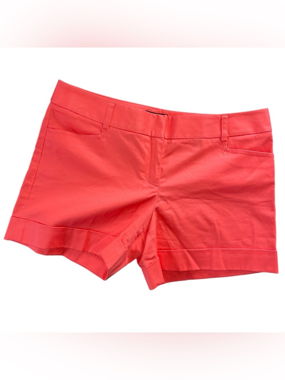 EXPRESS Women’s Coral Short - Classic Flat-Front Summer Short